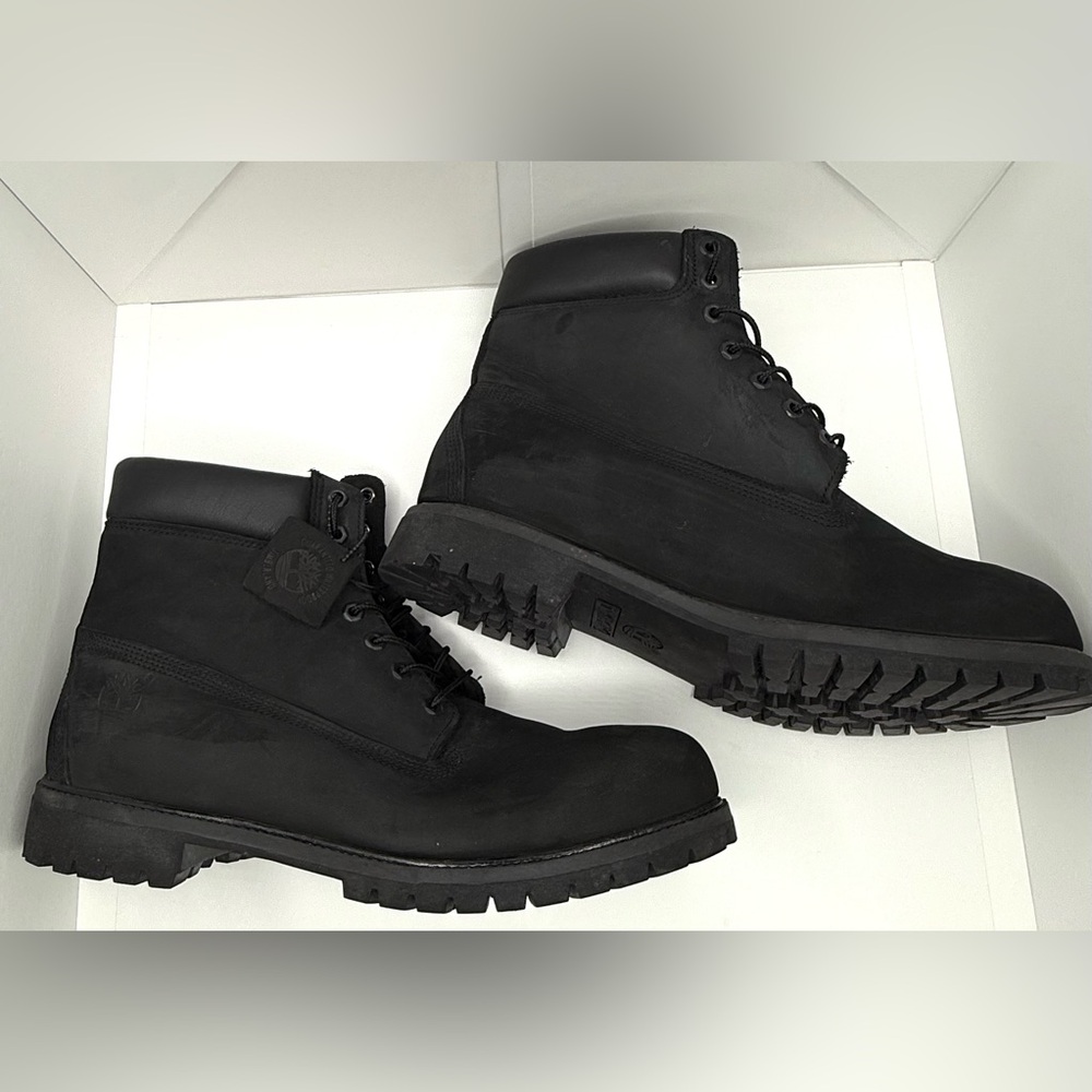 Timberland Men's Black Leather Boots